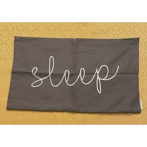 EURASIA DECOR Sleep Embroidered Decorative Lumbar‎ Accent Throw Pillow Cover